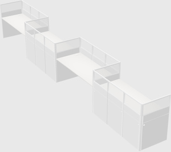 Rectangular cubicles