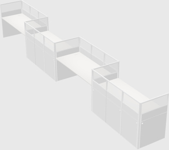 Rectangular cubicles