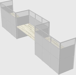 Rectangular cubicles