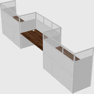 Rectangular cubicles