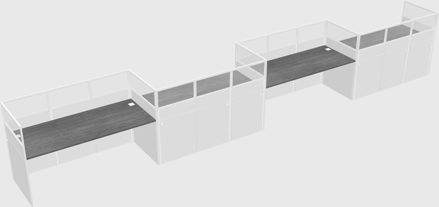 Rectangular cubicles