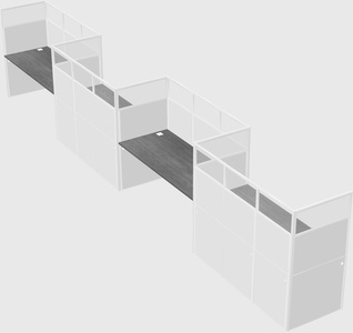 Rectangular cubicles