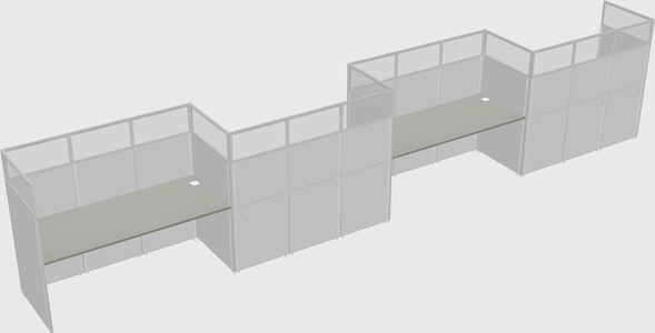 Rectangular cubicles