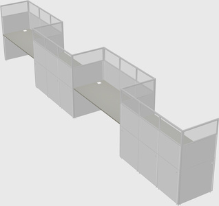 Rectangular cubicles