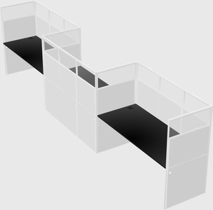 Rectangular cubicles