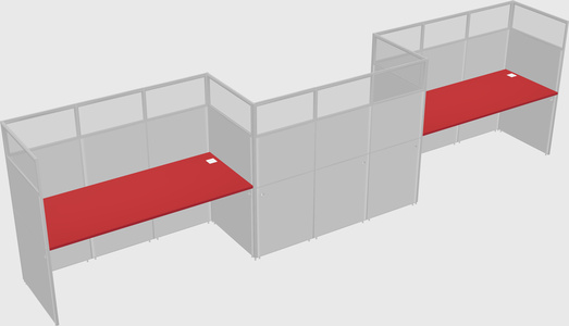 Rectangular cubicles