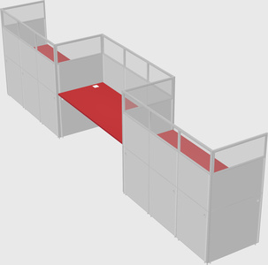 Rectangular cubicles