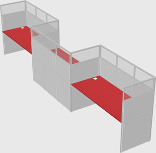 Rectangular cubicles
