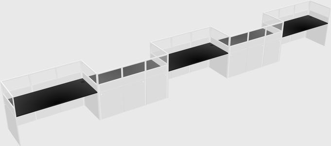 Rectangular cubicles
