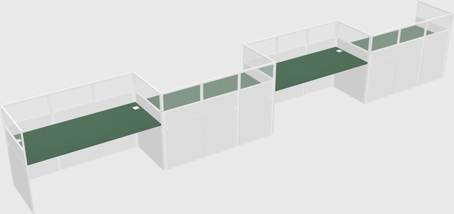 Rectangular cubicles