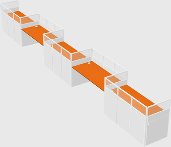 Rectangular cubicles