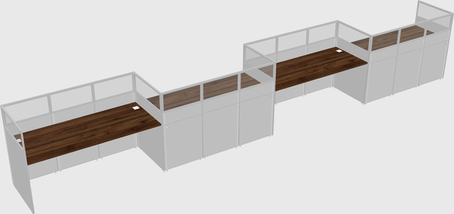 Rectangular cubicles