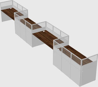 Rectangular cubicles