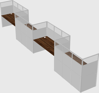Rectangular cubicles
