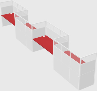 Rectangular cubicles