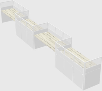 Rectangular cubicles