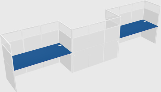 Rectangular cubicles