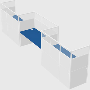 Rectangular cubicles