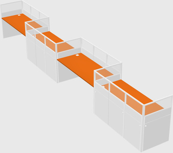Rectangular cubicles