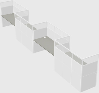 Rectangular cubicles