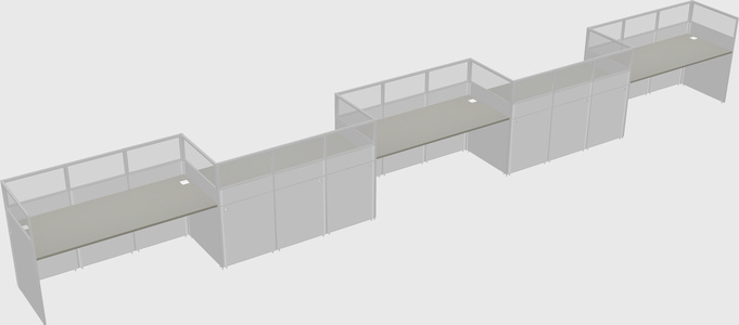Rectangular cubicles