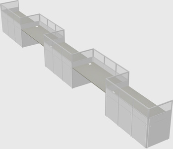 Rectangular cubicles