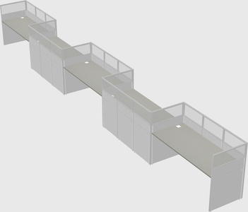 Rectangular cubicles