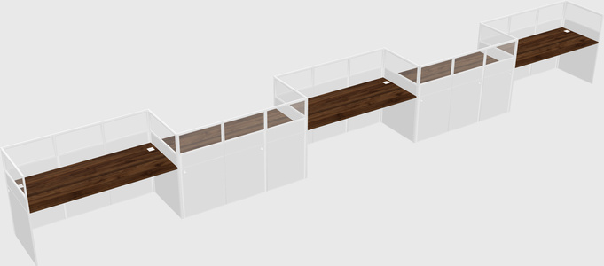 Rectangular cubicles