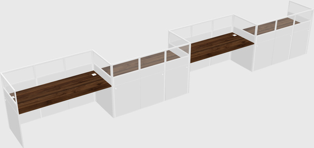 Rectangular cubicles