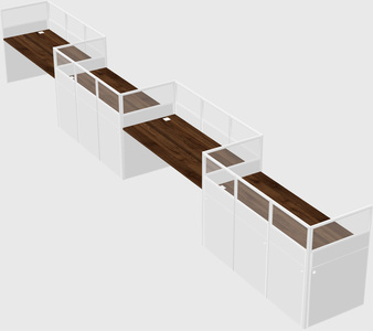Rectangular cubicles