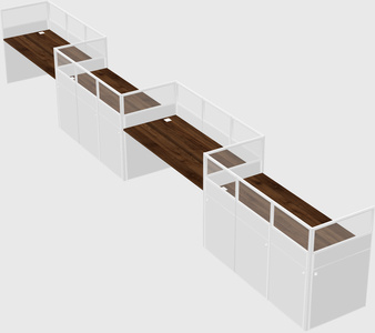 Rectangular cubicles