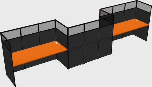 Rectangular cubicles