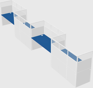 Rectangular cubicles