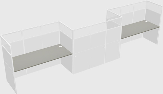 Rectangular cubicles