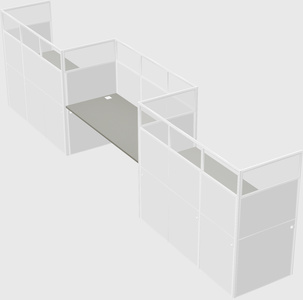 Rectangular cubicles