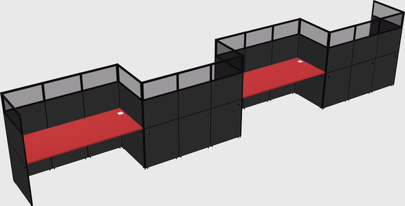 Rectangular cubicles