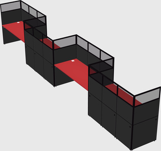 Rectangular cubicles