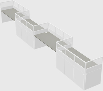 Rectangular cubicles