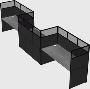 Rectangular cubicles