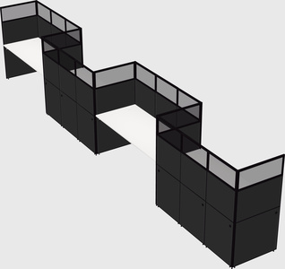 Rectangular cubicles