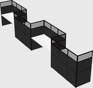 Rectangular cubicles