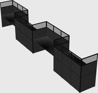 Rectangular cubicles