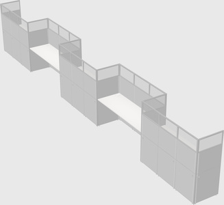 Rectangular cubicles