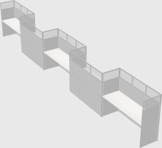 Rectangular cubicles