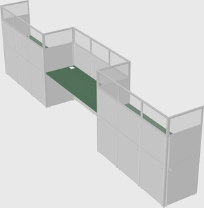 Rectangular cubicles