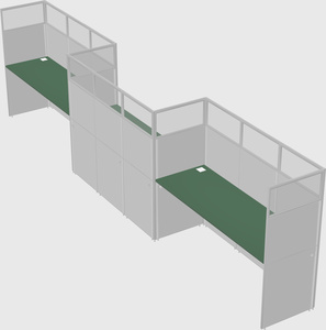 Rectangular cubicles