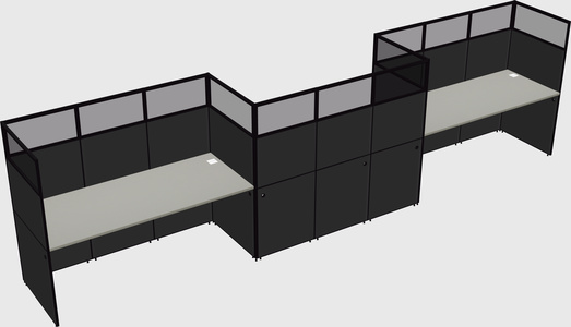 Rectangular cubicles