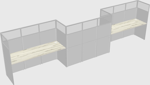 Rectangular cubicles