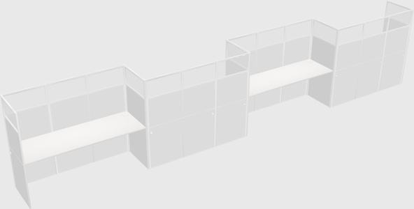 Rectangular cubicles