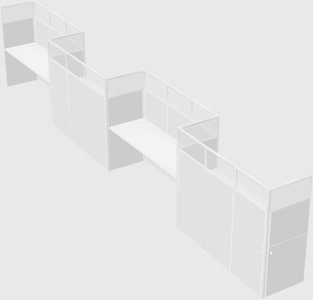 Rectangular cubicles